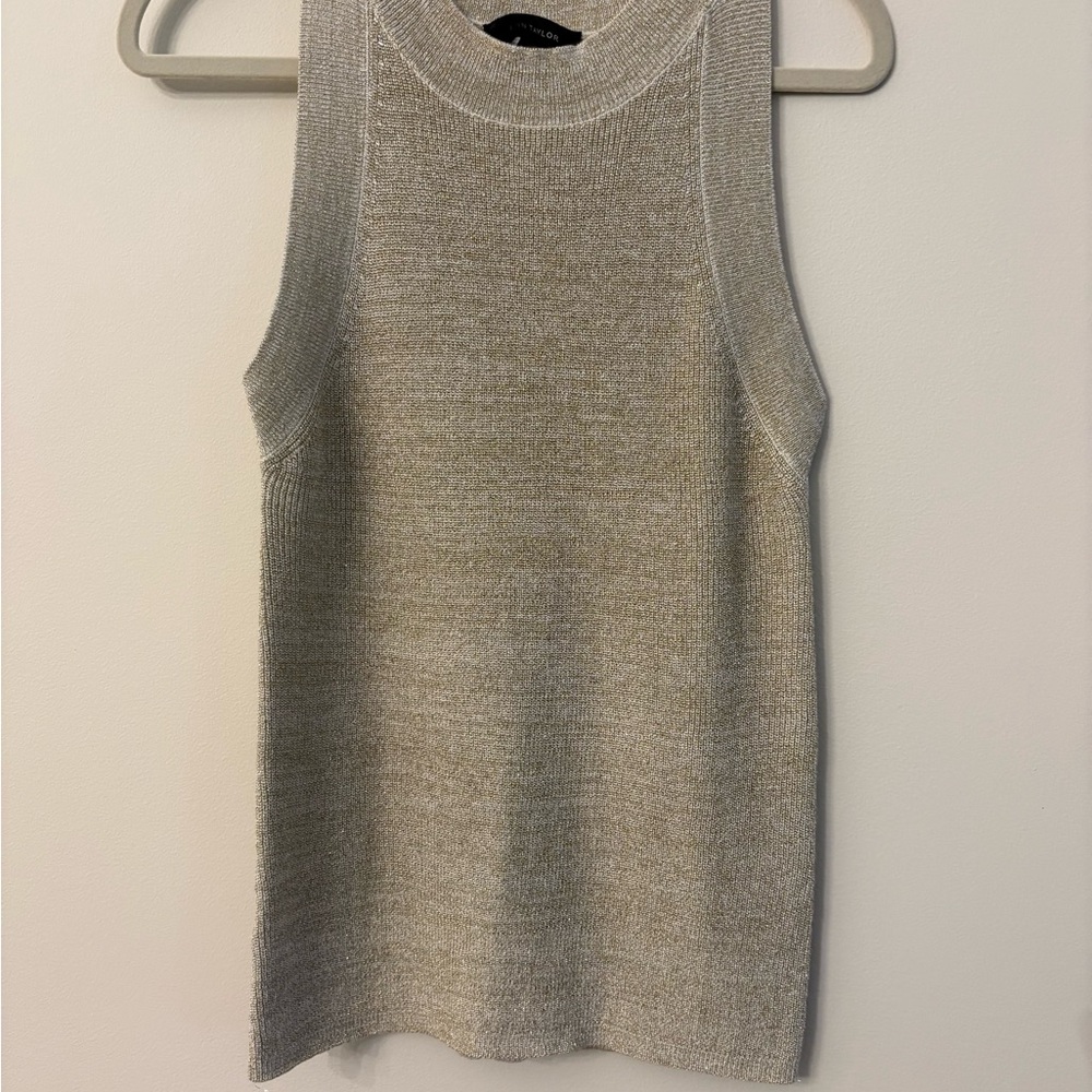 Ann Taylor Gold Knit Top